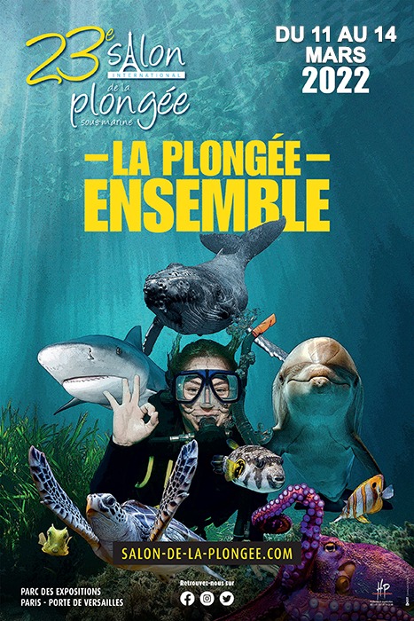 Affiche salon plongée mars 2022